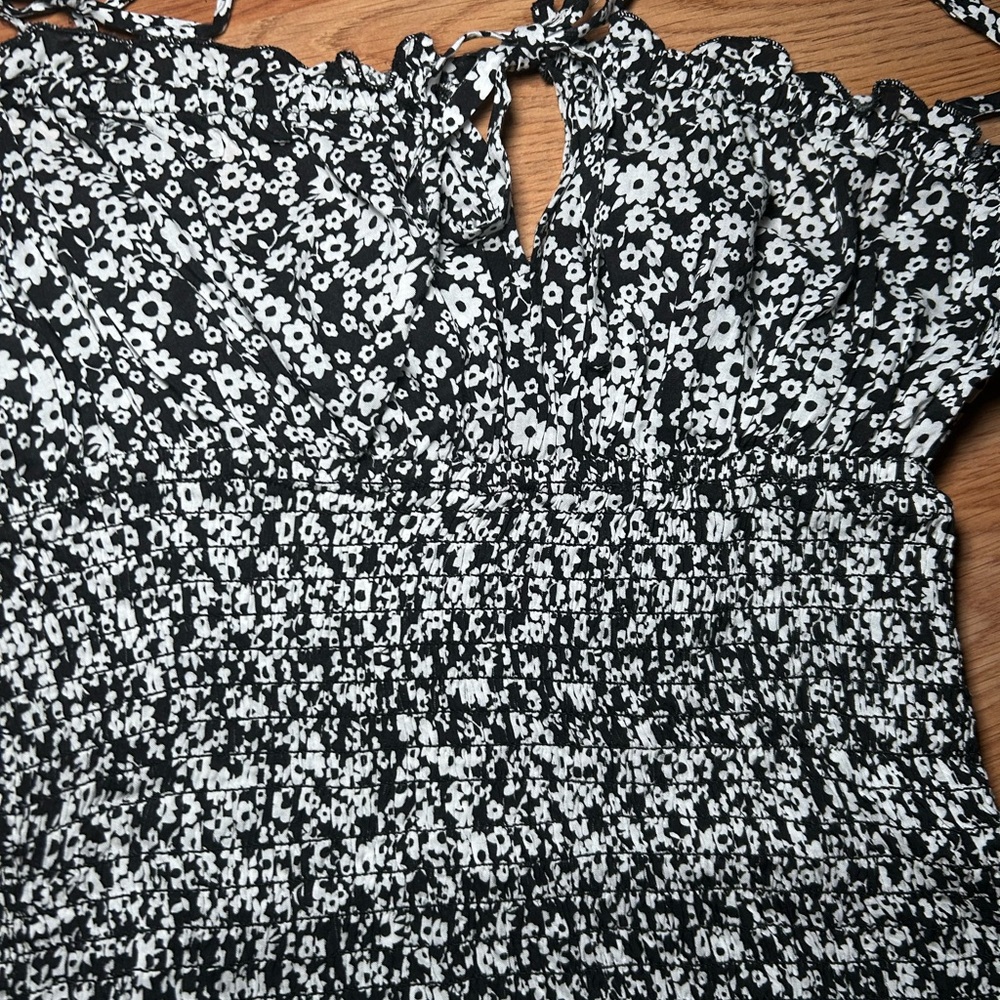 Free People Black and White Floral Bodysuit - Picture 12 of 15